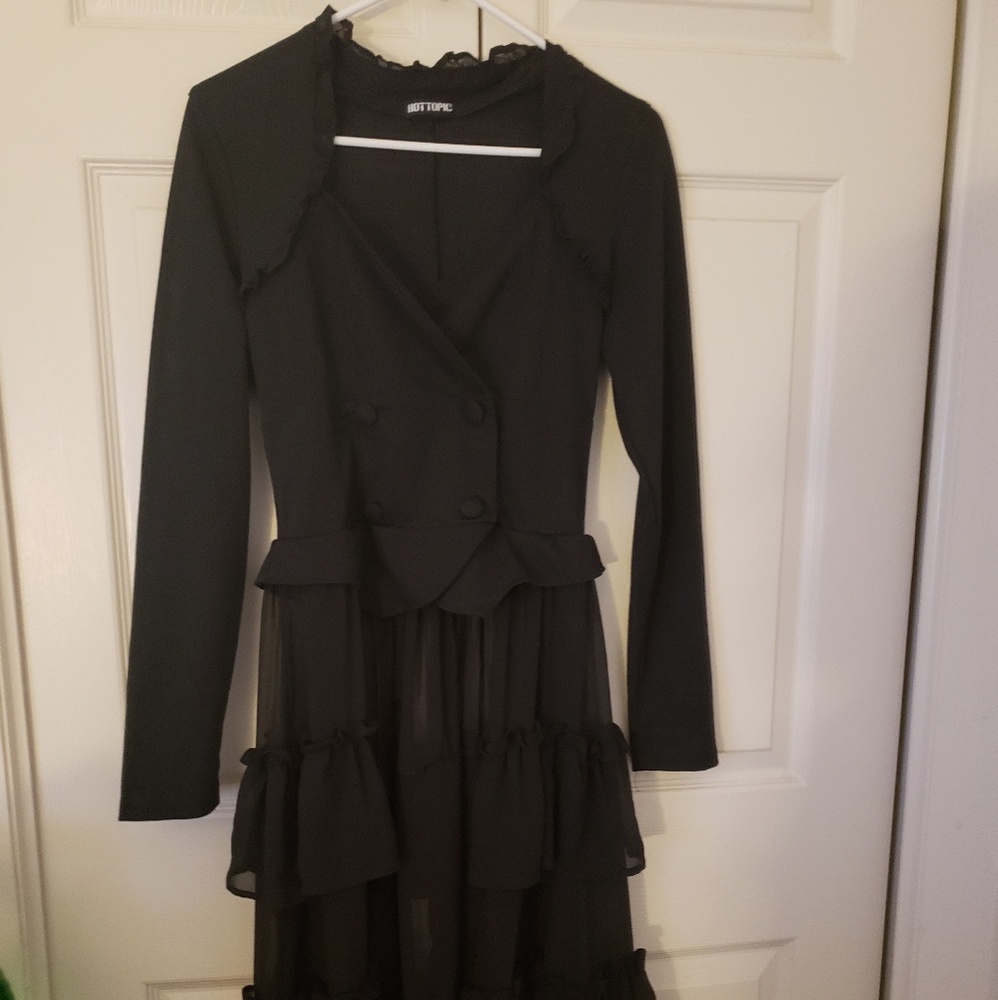 Hot topic gothic dress overcoat top vintage look